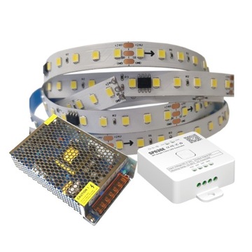 ZESTAW Taśma LED MAGIC CIEPŁA 24V 15m ZASILACZ
