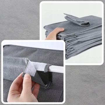 ПОДВЕСНОЙ ОРГАНАЙЗЕР ДЛЯ ОДЕЖДЫ ПОЛКА ВЕШАЛКА 10 ТЕКСТИЛЬНЫХ ПОЛОК