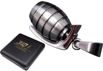 СЕРЕБРЯНЫЙ ГРАНИТНЫЙ КУЛОН НА ЦЕПИ, СТАЛЬ 316L