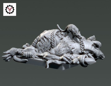 Dead Rat Priest - Vinciminiatures - 3D печать