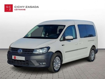 Volkswagen Caddy IV Kombi Maxi 2.0 TDI SCR BlueMotion Technology 102KM 2016 Volkswagen Caddy 2.0 TDI 102KM Maxi 7 osobowy Czujniki Parkowania Salon