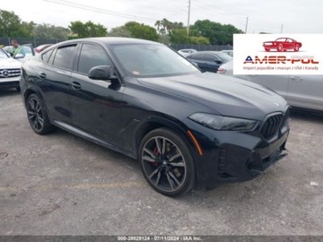 BMW X6 G06 2024 BMW X6 2024r, M60I, 4.4L, 4x4 4.4 Benzyna 523KM