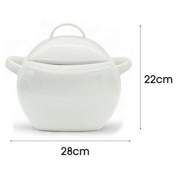 Ваза с 4,5 -литровым крышкой для бульонного супа за закрытый стол