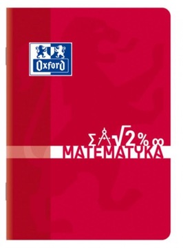 Zeszyt A4 60k OXFORD MATEMATYKA 5szt ZESTAW SZKOŁA