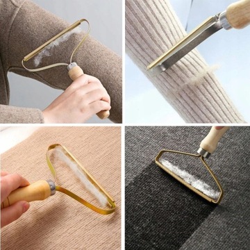 Расческа для удаления волос и бритва против катышков.