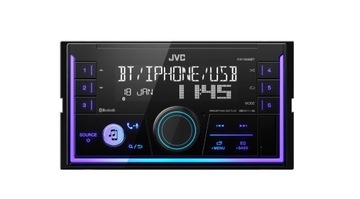 Radio 2-Din AUX USB Bluetooth JVC KW-X850BT