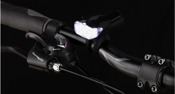 Черный велосипедный фонарь KROSS Lumi II 22лм LED