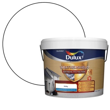 DULUX WEATHERSHIELD EXTREME PROTECTION BIAŁY 10L FARBA DO ELEWACJI