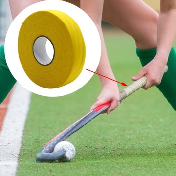 2,5 см х 25 м Желтая хоккейная упаковочная лента