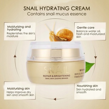 50 г Крем для лица с улиткой, отбеливающий восстанавливающий крем 50 г