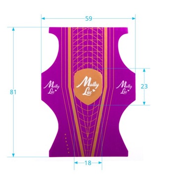 500x шаблон для наращивания ногтей, рулон акрилового геля, двухсторонний
