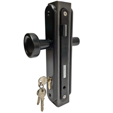 Замок для ворот, комплект СТАНДАРТ, вставка-ручка