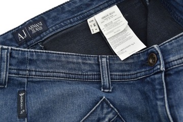 ARMANI JEANS spódnica jeansowa mini niebieska 34
