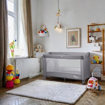Łóżzeczko turystyczne 125x65x74 cm kołka PR