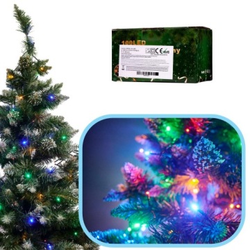Светодиодные лампы световая цепочка 10м 100LED многоцветные 8 режимов освещения