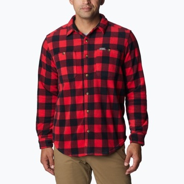 Koszula męska Columbia czerwono-czarna L