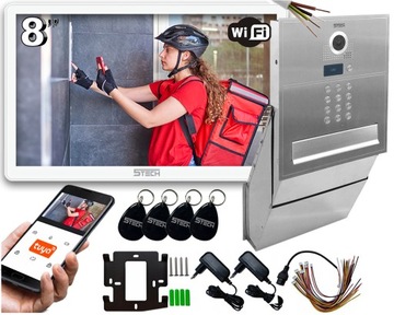 WIDEODOMOFON WiFi 5TECH VERUS SKRZYNKA NA LISTY SZYFRATOR BRAMA FURTKA APKA