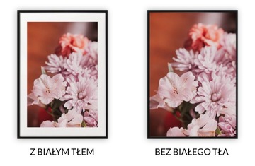 Постер B2 50x70 см Цветок Природа Весна Зеленый УЗОР