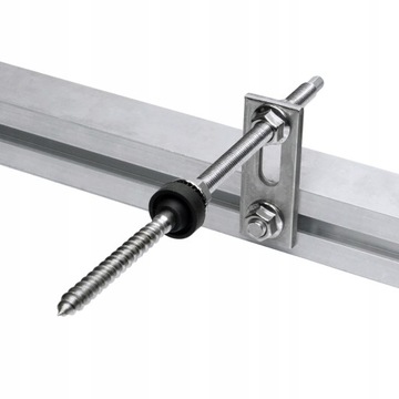 ПЕРЕХОДНИК ВИНТ С ДВУЕЙ РЕЗЬБОЙ М10, ПРОФИЛЬ СТАЛЬ PV