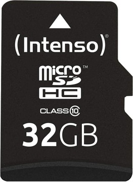 КАРТА ПАМЯТИ INTENSO microSD 32 ГБ + SD-адаптер