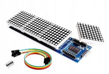 Moduł Matryca LED 32x8 MAX7219 do projektów z Arduino AVR ESP Raspberry IoT