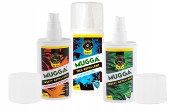 Rozpylacz, aerozol przeciwko kleszczom, komarom Mugga 75 ml