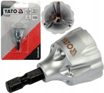 YATO GRATOWNIK ZEWNĘTRZNY 3-19 MM YT-22357