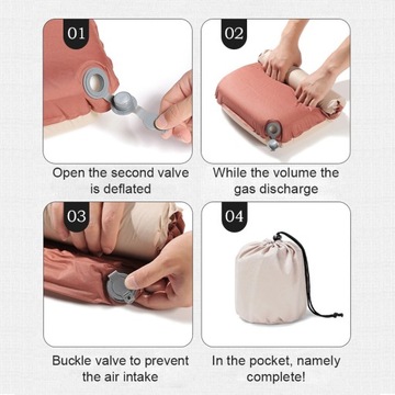 Надувная губчатая подушка для кемпинга на открытом воздухе 3D