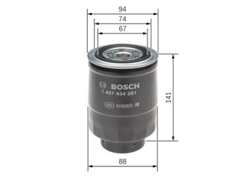 BOSCH 1 457 434 281 FILTR PALIVA