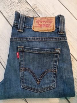 JEANSY DAMSKIE LEVIS 603 rozmiar W30 L34