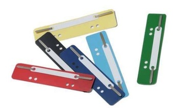Wąsy skoroszytowe wpinane DURABLE 690101 czarne 25szt