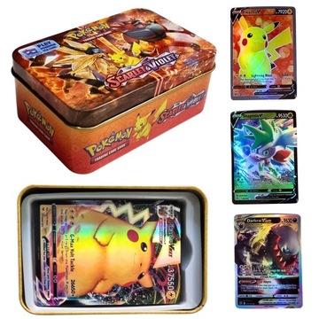 Коробка карточек покемонов 40 штук, включая 3 СПЕЦИАЛЬНЫЕ!