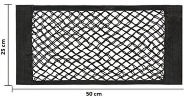 СЕТКА-ОРГАНИЗАТОР НА ЛИПУЧКЕ ДЛЯ БАГАЖНИКА АВТОМОБИЛЯ 50x25