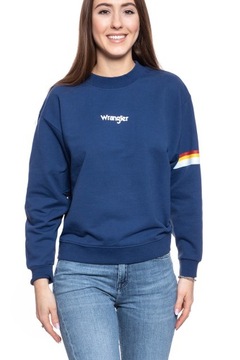 WRANGLER 80´S RETRO DAMSKA BLUZA KLASYCZNA LOGO S