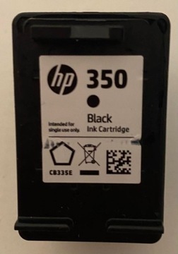 HP WKŁAD TUSZ 350 BLACK CB335E ORYGINAŁ PUSTY
