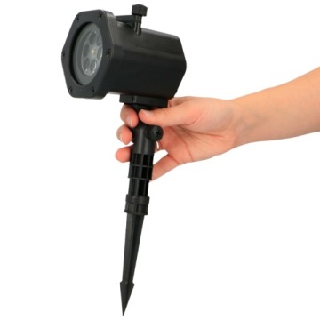 ЛАЗЕРНЫЙ проектор + рождественский светодиодный прожектор ПРОЕКТОР 12 КАРТ 6 Вт 48 УЗОРОВ