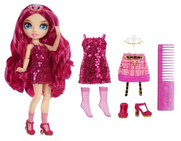 КУКЛА RAINBOW HI JUNIOR РОЗОВАЯ СТЕЛЛА МОНРО + АКСЕССУАРЫ + РАСЧЕСЫВАНИЕ MGA