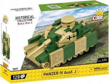 Stavebnice kostky pro nadšence tanků Panzer IV Ausf. Model
