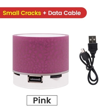 Elough nowy Mini przenośny do samochodu Audio A9 olśniewający Crack LED