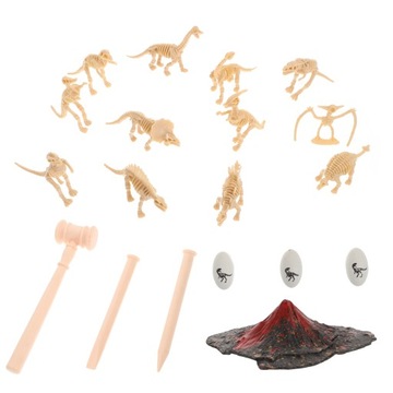 Kość Szkieletu Mini Dinozaura 19 Szt