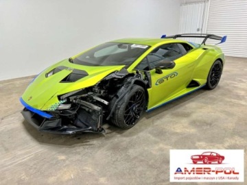 Lamborghini Huracan STO 5.2 V10 640KM 2022 Lamborghini Huracan 2022r., Sto, 5.2L, od ubezpieczalni 5.2 Benzyna 639KM