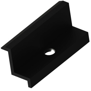 BUF30L Boczny uchwyt panelu h=30mm lakierowany czarny 8973302 BAKS