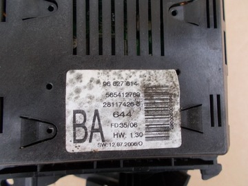DISPLEJ AUTORÁDIO OPEL OE 96627614