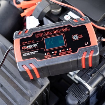 АВТОМАТИЧЕСКИЙ ВЫПРЯМИТЕЛЬ С ФУНКЦИЕЙ РЕМОНТА 12-24В ЖК-ЭКРАН 230В