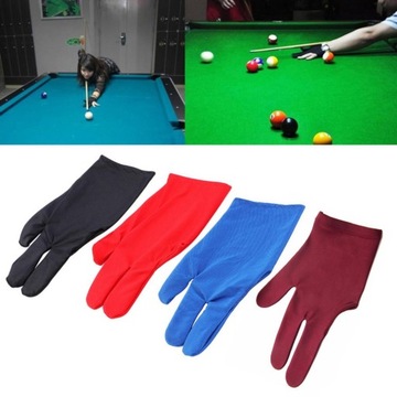 Wysokiej jakości Snooker Pool rękawice bilardowe C