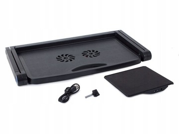 ОХЛАЖДАЮЩИЙ СТОЛИК ДЛЯ НОУТБУКА, ОХЛАЖДАЮЩАЯ ПОДСТАВКА USB, СКЛАДНАЯ, РЕГУЛИРУЕМАЯ