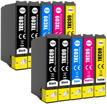 10x TUSZ 603XL DO EPSON XP-3100 XP-3150 XP-3155 XP-2100 XP-2150 XP-2155