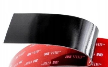 3M VHB 5925 STRONGEST ДВУХСТОРОННЯЯ АКРИЛОВАЯ ЛЕНТА 0.6 ЧЕРНАЯ 6ММX3М