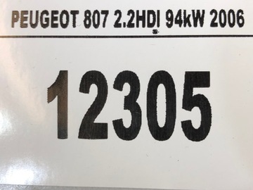 PHEDRA PEUGEOT 807 C8 CITROEN STARTÉR 2.2HDI