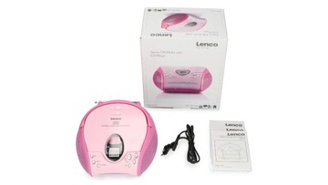LENCO SCD-24 CD FM-радиоплеер Розовый